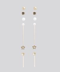 Kit-de-6-Brincos-Dourado-8535341-Dourado_1