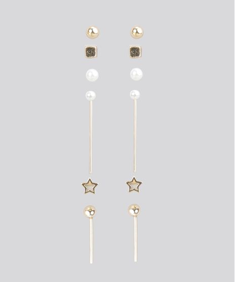 Kit-de-6-Brincos-Dourado-8535341-Dourado_1