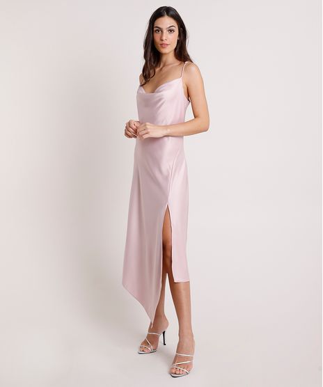 Vestido-Slip-Dress-Feminino-Mindset-Assimetrico-Acetinado-com-Fenda-Alca-Fina-Rose-9909289-Rose_1