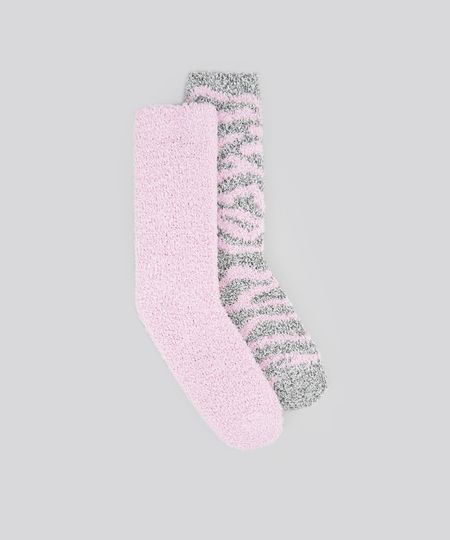 Kit-de-2-Meias-em-Plush-Rosa-8504317-Rosa_1 Kit-de-2-Meias-em-Plush-Rosa-8504317-Rosa_1