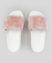 Chinelo-Slide-Molekinha-com-Pelo-Rose-8631450-Rose_1