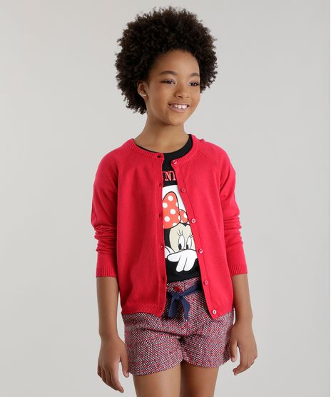 Cardigan-em-Trico-de-Algodao---Sustentavel-Vermelho-8456639-Vermelho_1