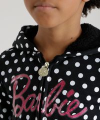 Blusao-Barbie-Estampado-de-Poa-em-Moletom-de-Algodao--Sustentavel-Preto-8452439-Preto_4