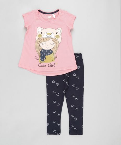 Conjunto-de-Blusa--Cute-Girl--Rosa---Calca-Legging-Estampada-Azul-Marinho-8618379-Azul_Marinho_1