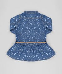 Vestido-Jeans-Estampado-de-Estrelas-com-Cinto-Azul-Medio-8570689-Azul_Medio_2