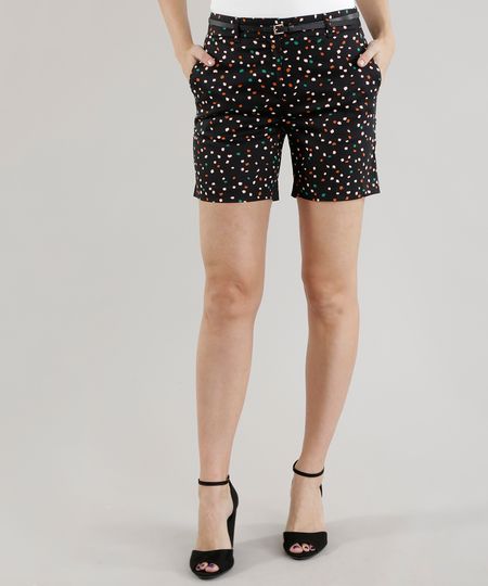 Short-Estampado-Geometrico-com-Cinto-Preto-8503563-Preto_1 Short-Estampado-Geometrico-com-Cinto-Preto-8503563-Preto_1