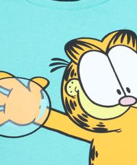 Conjunto-Infantil-Garfield-de-Camiseta-Manga-Curta-Verde---Bermuda-em-Moletom-Azul-Marinho-8749930-Azul_Marinho_5