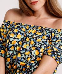 Blusa-Feminina-Cropped-Ombro-a-Ombro-Estampada-de-Limao-Manga-Curta-Preta-9803153-Preto_4