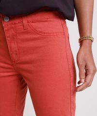 Bermuda-de-Sarja-Feminina-Ciclista-Cintura-Alta-Cobre-9864967-Cobre_4