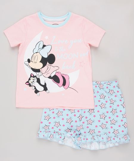 Pijama-Infantil-Minnie-Manga-Curta-Rosa-9844003-Rosa_1