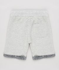 Bermuda-Infantil-em-Moletom-Canelado-com-Bolsos-Cinza-Mescla-9664876-Cinza_Mescla_2