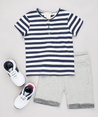 Bermuda-Infantil-em-Moletom-Canelado-com-Bolsos-Cinza-Mescla-9664876-Cinza_Mescla_3