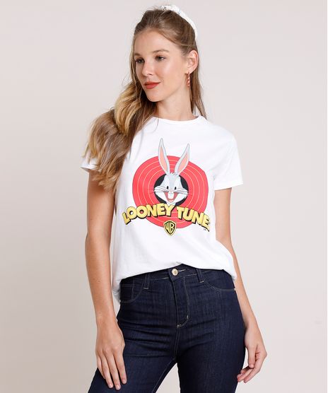 Blusa-Feminina-Looney-Tunes-Manga-Curta-Decote-Redondo-Off-White-9788579-Off_White_1