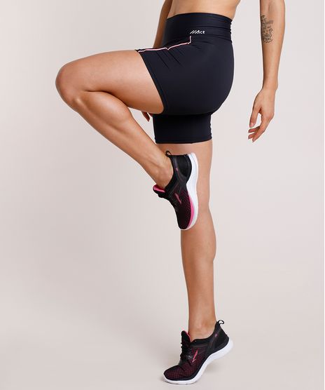 Bermuda-Feminina-Esportiva-Ace-com-Vivo-Contrastante-e-Protecao-UV50--Preta-9835777-Preto_1