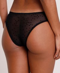 Calcinha-Biquini-em-Tule-Estampado-de-Estrelas-Preta-9773260-Preto_2