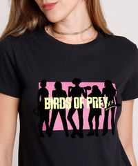 Blusa-Feminina-Arlequina-Aves-de-Rapina-Manga-Curta-Decote-Redondo-Preta-9779158-Preto_4