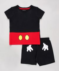 Pijama-Infantil-Mickey-Manga-Curta-Preto-9843994-Preto_1