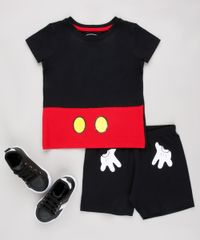 Pijama-Infantil-Mickey-Manga-Curta-Preto-9843994-Preto_3