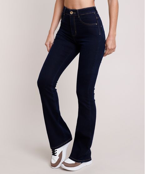 Calca-Jeans-Feminina-Sawary-Flare-Super-Lipo-Cintura-Alta-Azul-Escuro-9914197-Azul_Escuro_1