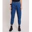 Calca-Jeans-Feminina-Jogger-Cintura-Super-Alta-com-Recorte-Azul-Escuro-9877489-Azul_Escuro_1