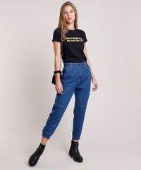Calca-Jeans-Feminina-Jogger-Cintura-Super-Alta-com-Recorte-Azul-Escuro-9877489-Azul_Escuro_3