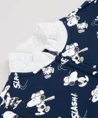 Conjunto-Infantil-Snoopy-de-Blusao-Estampado-Azul-Escuro---Calca-em-Moletom-Felpado-Cinza-Mescla-Claro-9688972-Cinza_Mescla_Claro_4
