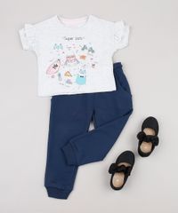 Blusa-Infantil-Gatos-com-Paetes-e-Babado-na-Manga-Cinza-Mescla-Claro-9828191-Cinza_Mescla_Claro_3
