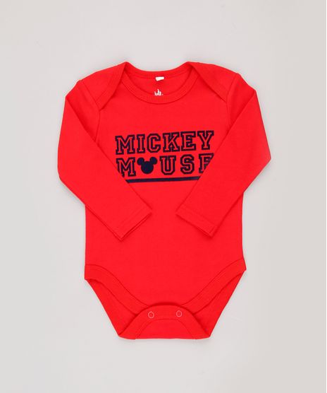 Body-Infantil-Mickey-Mouse-Manga-Longa-Vermelho-9685276-Vermelho_1