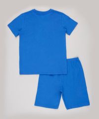 Pijama-Infantil-Capitao-America-Manga-Curta-Azul-9843992-Azul_2