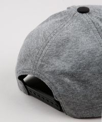 Bone-Masculino-Aba-Curva--Perfect-Fit--Cinza-Mescla-Escuro-9769618-Cinza_Mescla_Escuro_3