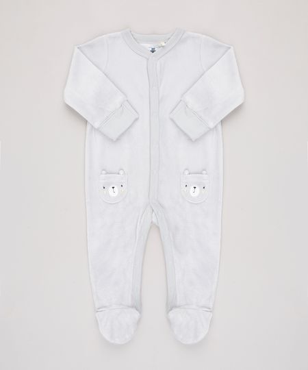 Macacao-Infantil-em-Plush-com-Bolso-de-Ursinho-e-Pezinho-Manga-Longa-Cinza-Claro-9590219-Cinza_Claro_1