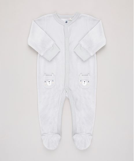 Macacao-Infantil-em-Plush-com-Bolso-de-Ursinho-e-Pezinho-Manga-Longa-Cinza-Claro-9590219-Cinza_Claro_1