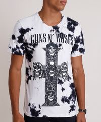 Camiseta-Masculina-de-Banda-Guns-N--Roses-Estampada-Tie-Dye-Manga-Curta-Gola-Careca-Off-White-9800920-Off_White_4