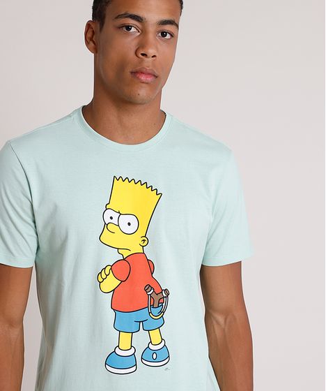 camisa do bart simpson