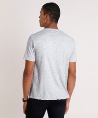 Camiseta-Masculina-com-Linho-e-Bolso-Manga-Curta-Gola-Careca-Cinza-Mescla-9851901-Cinza_Mescla_2
