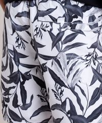 Short-Masculino-Estampado-de-Folhagem-com-Bolsos-Branco-9788130-Branco_5 Short-Masculino-Estampado-de-Folhagem-com-Bolsos-Branco-9788130-Branco_5