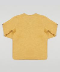 Camiseta-Flame-Basica-com-Bolso-Amarelo-Escuro-8573115-Amarelo_Escuro_2