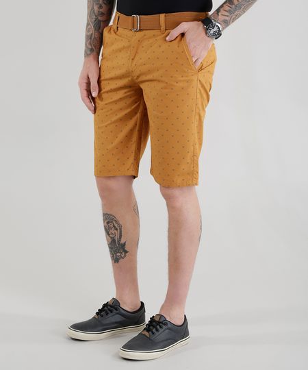 Bermuda-Reta-Estampada-com-Cinto-Caramelo-8611622-Caramelo_1 Bermuda-Reta-Estampada-com-Cinto-Caramelo-8611622-Caramelo_1