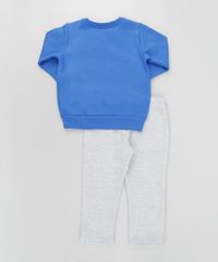 Conjunto-Super-Homem-de-Blusao-Azul---Calca-em-Moletom-Cinza-Mescla-8611931-Cinza_Mescla_2
