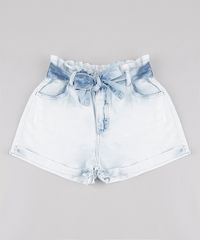 Short-Jeans-Infantil-Clochard-com-Faixa-para-Amarrar-Azul-Claro-9892635-Azul_Claro_1