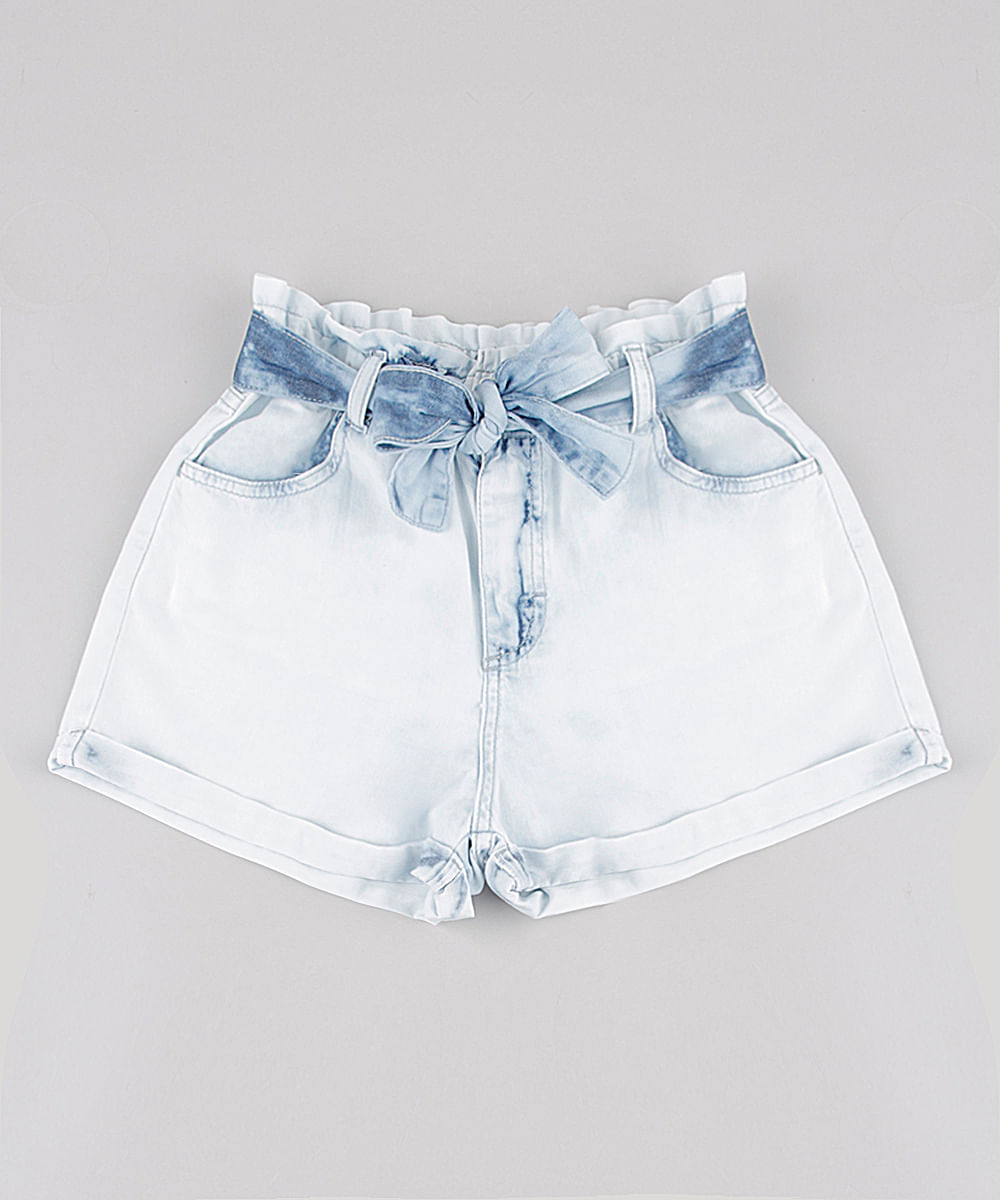 short infantil jeans