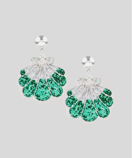 Brinco-Feminino-Carnaval-Concha-com-Glitter-Verde-9786813-Verde_1