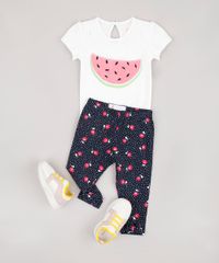 Calca-Legging-Infantil-Estampada-Floral-com-Laco-Azul-Marinho-9858157-Azul_Marinho_3