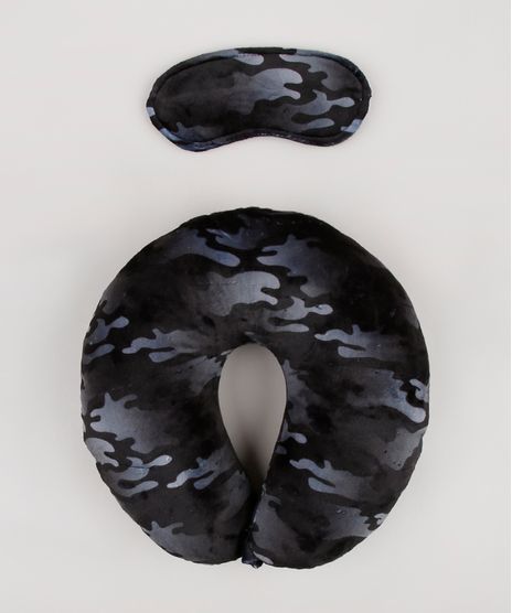 Kit-de-Apoio-de-Pescoco-Estampado-Camuflado---Tapa-Olho-Preto-9899241-Preto_1