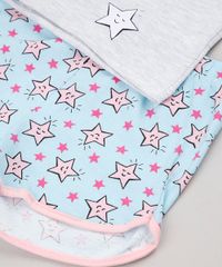 Pijama-Infantil-Minnie-Raglan-Manga-Curta-Cinza-Mescla-Claro-9844004-Cinza_Mescla_Claro_3