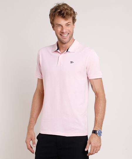 Polo-Masculina-Basica-em-Piquet-Manga-Curta-Rosa-Claro-9104641-Rosa_Claro_1 Polo-Masculina-Basica-em-Piquet-Manga-Curta-Rosa-Claro-9104641-Rosa_Claro_1