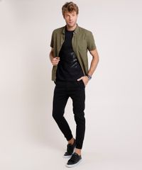Calca-Masculina-Jogger-Slim-com-Linho-Preta-9818699-Preto_3