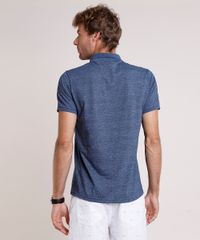 Polo-Masculina-Comfort-Fit-Flame-Manga-Curta-Azul-9873334-Azul_2