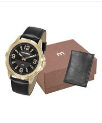 Kit-de-Relogio-Analogico-Mondaine-Masculino---Porta-Cartoes---83443GPMVDH2K1-Preto-9922524-Preto_1