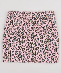 Saia-de-Sarja-Infantil-Cargo-Estampada-Animal-Print-Onca-Rosa-9826299-Rosa_2